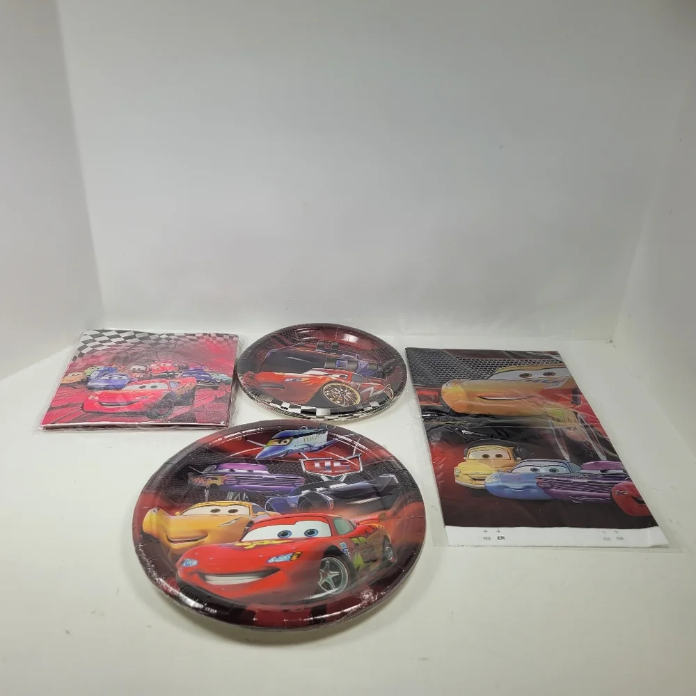 Disney Cars Party Plates, Napkins & Tablecloth